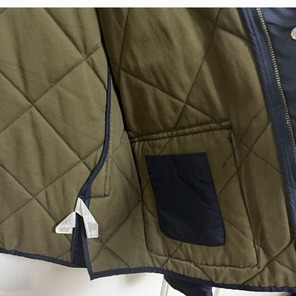 J. Crew Men's Navy Quilted Puffer Jacket - Picture 4 of 4